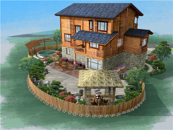 滿洲里木屋度假莊園7