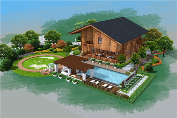 滿洲里木屋度假莊園4