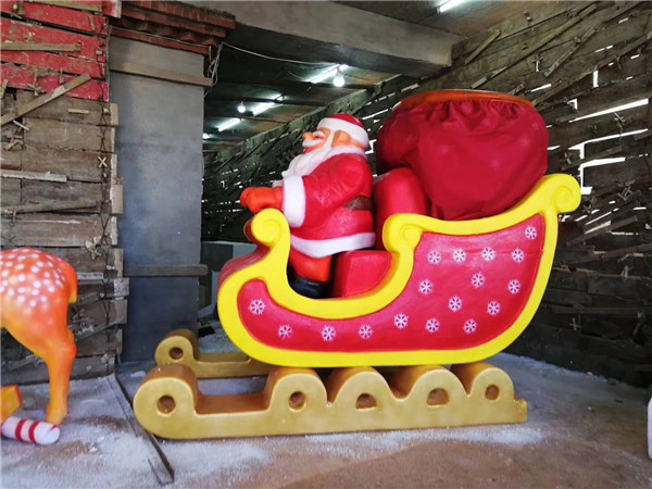 圣誕節(jié)泡沫組合雕塑 (3)