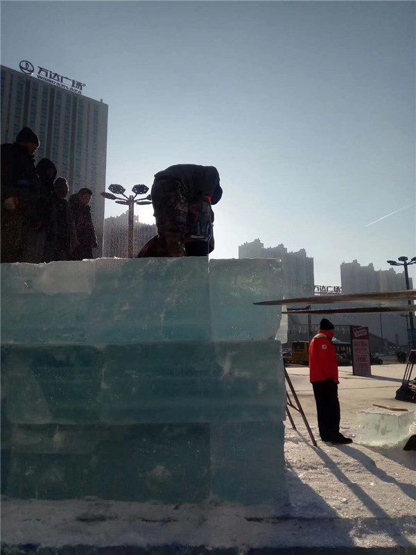 冰紅茶 哈爾濱活動冰雕制作 (3)