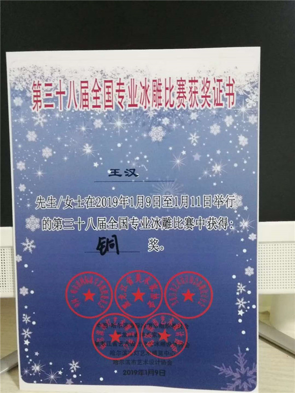 第38屆全國(guó)專(zhuān)業(yè)冰雕比賽 (5)