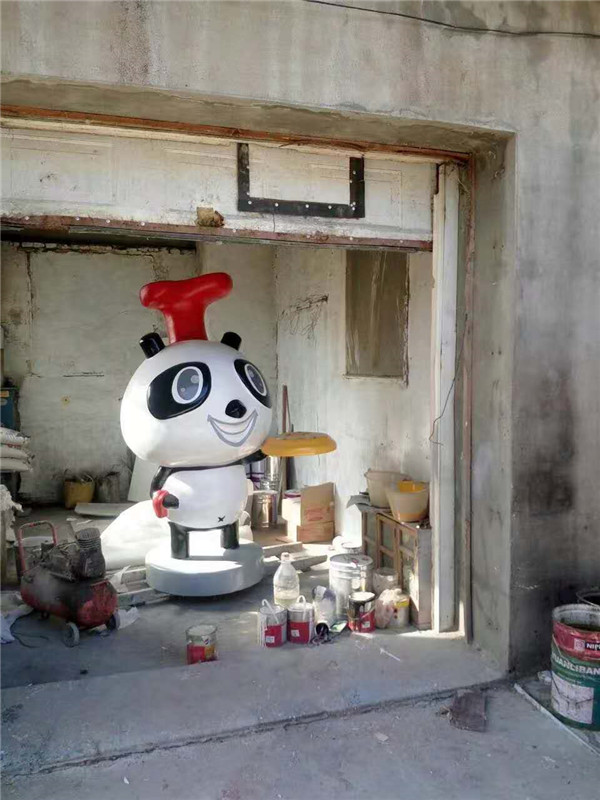 大慶熊貓先生披薩 商業(yè)形象卡通制作 (1)