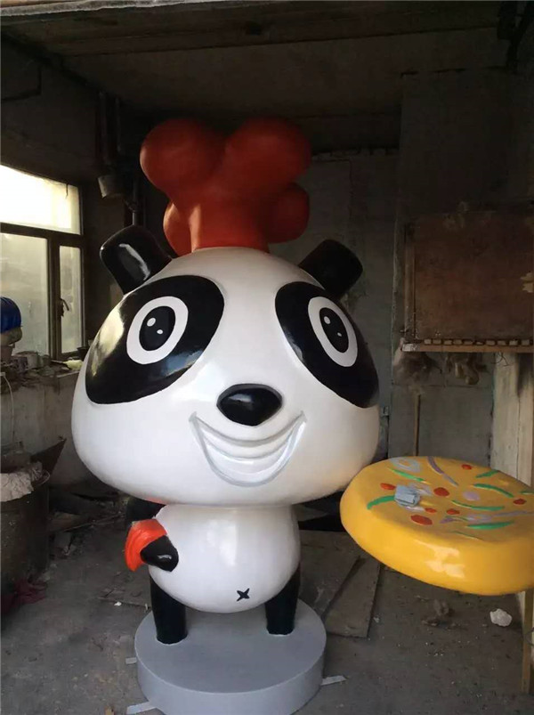 哈爾濱學(xué)府路熊貓先生 商業(yè)形象卡通制作 (2)