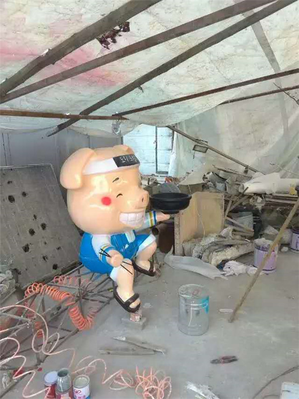 韓國骨湯飯 形象卡通雕塑 (2)