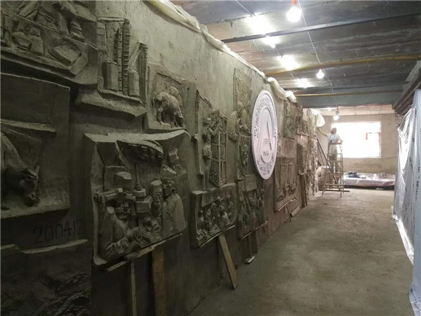 東北農(nóng)業(yè)大學(xué)校史館主題浮雕設(shè)計制作 (4)