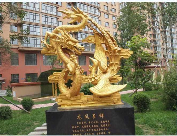 哈爾濱東輝明珠園 小區(qū)主題雕塑制作 (1)