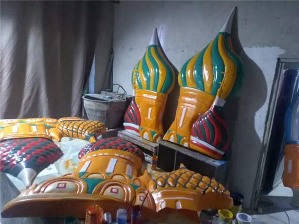 哈爾濱萬達城主題雕塑制作 (2)