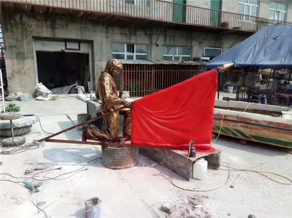 三五將軍文化博物館 主題雕塑制作安裝 (2)